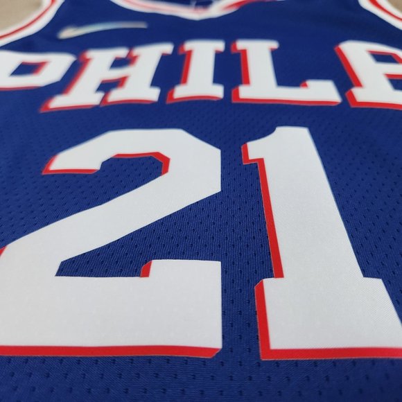 Philadelphia 76ers Joel Embiid Nike Swingman Jersey Men's Size Medium - Picture 5 of 12